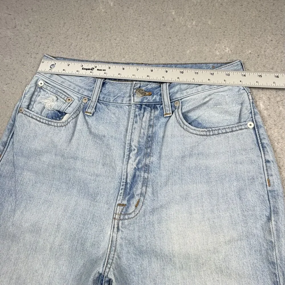 Madewell Perfect Vintage Straight Jeans Women’s 27 Stretch Medium Wash Pockets